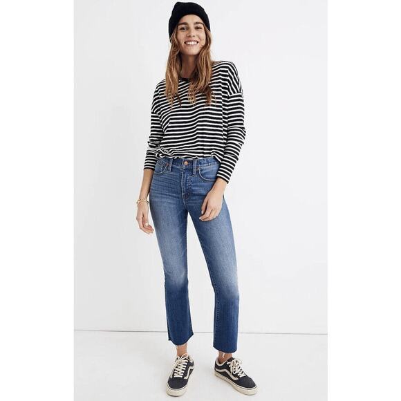 Madewell Cali Demi Boot Jeans - Picture 1 of 12